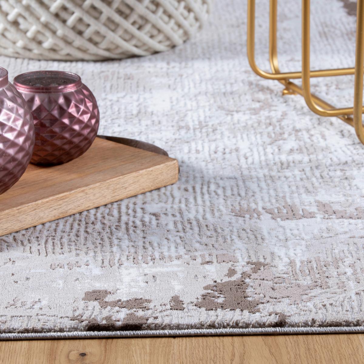 Webteppich My Opal - Beige, Design, Textil (120/170cm) - Novel