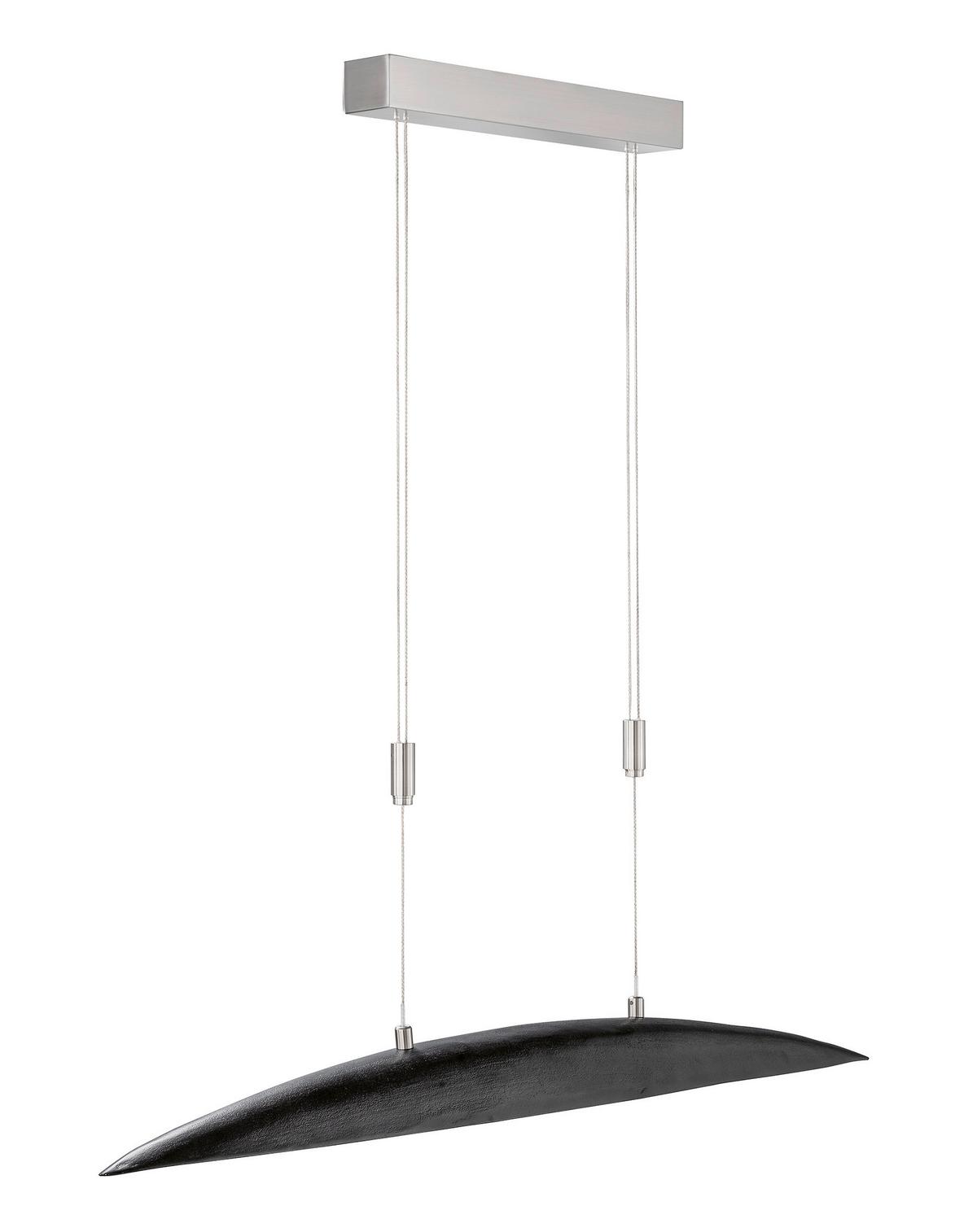 LAMPA WISZĄCA COLMAR 60632 - czarny/kolor niklowy, Design, metal (105cm) - Fischer & Honsel