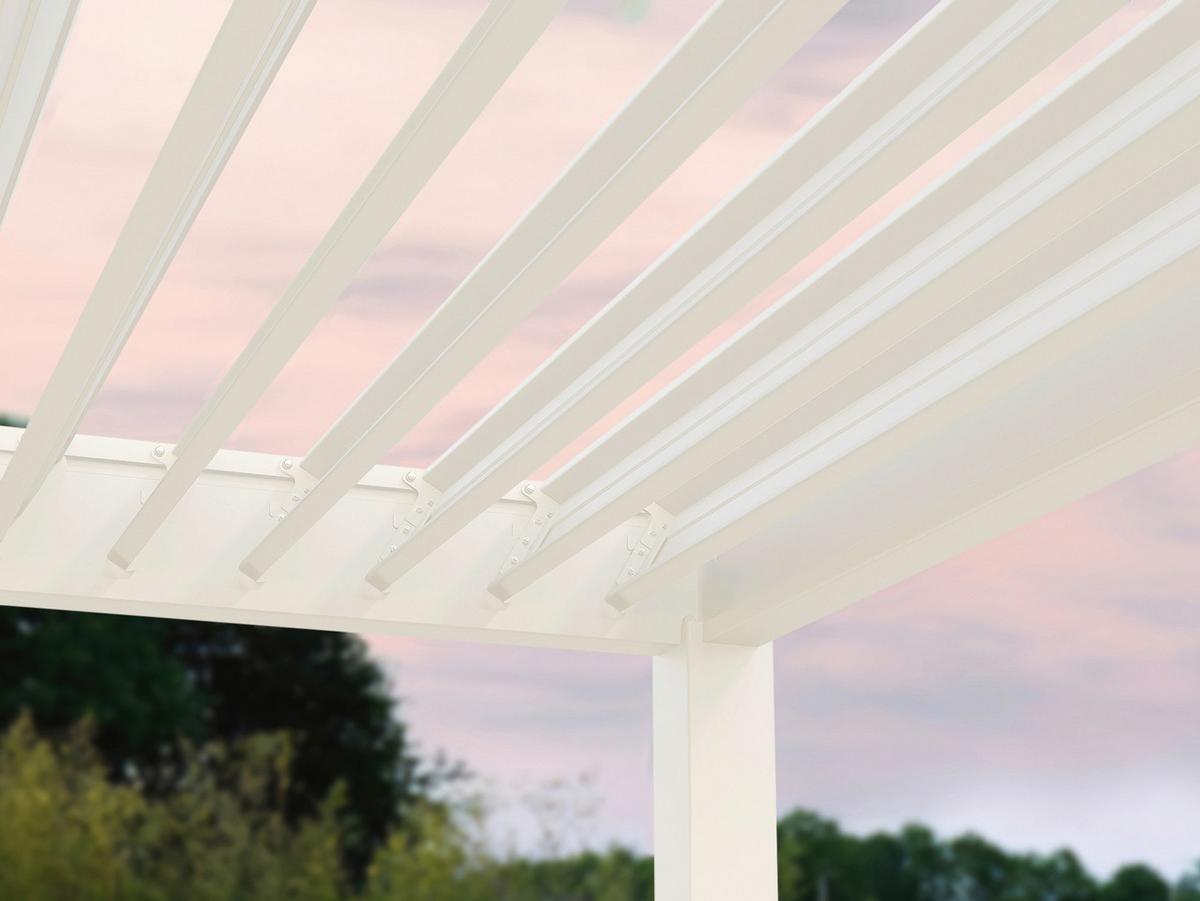PERGOLA CLASSIC 5,3X3M WEISS - Weiss, Basics, Metall (530/255/300cm) - Gardenson