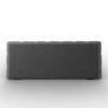 STOPPAD SÄNG MARIJA - mörkgrå/stålfärgad, Modern, metall/trä (180/200cm) - Bessagi Home