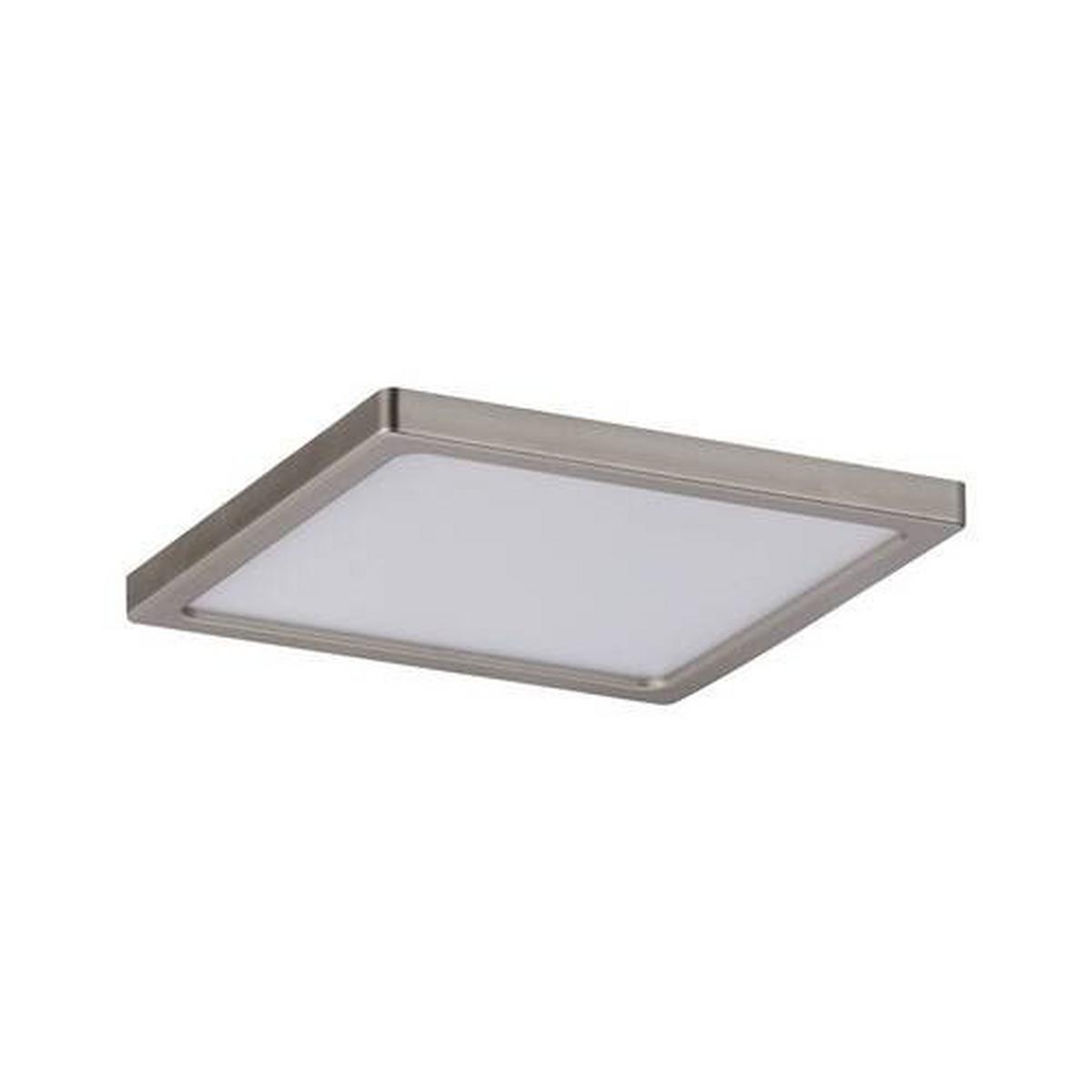 LED-Paneel Panel Areo dimmable in Nickelfarben max. 8 Watt - Nickelfarben, Basics, Kunststoff (12/12/1cm) - Paulmann