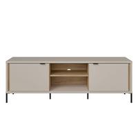 Tv Komoda Seravel - boje hrasta/boje pijeska, Natur, drvni materijal/metal (158,8/52/41,5cm) - Modern Living