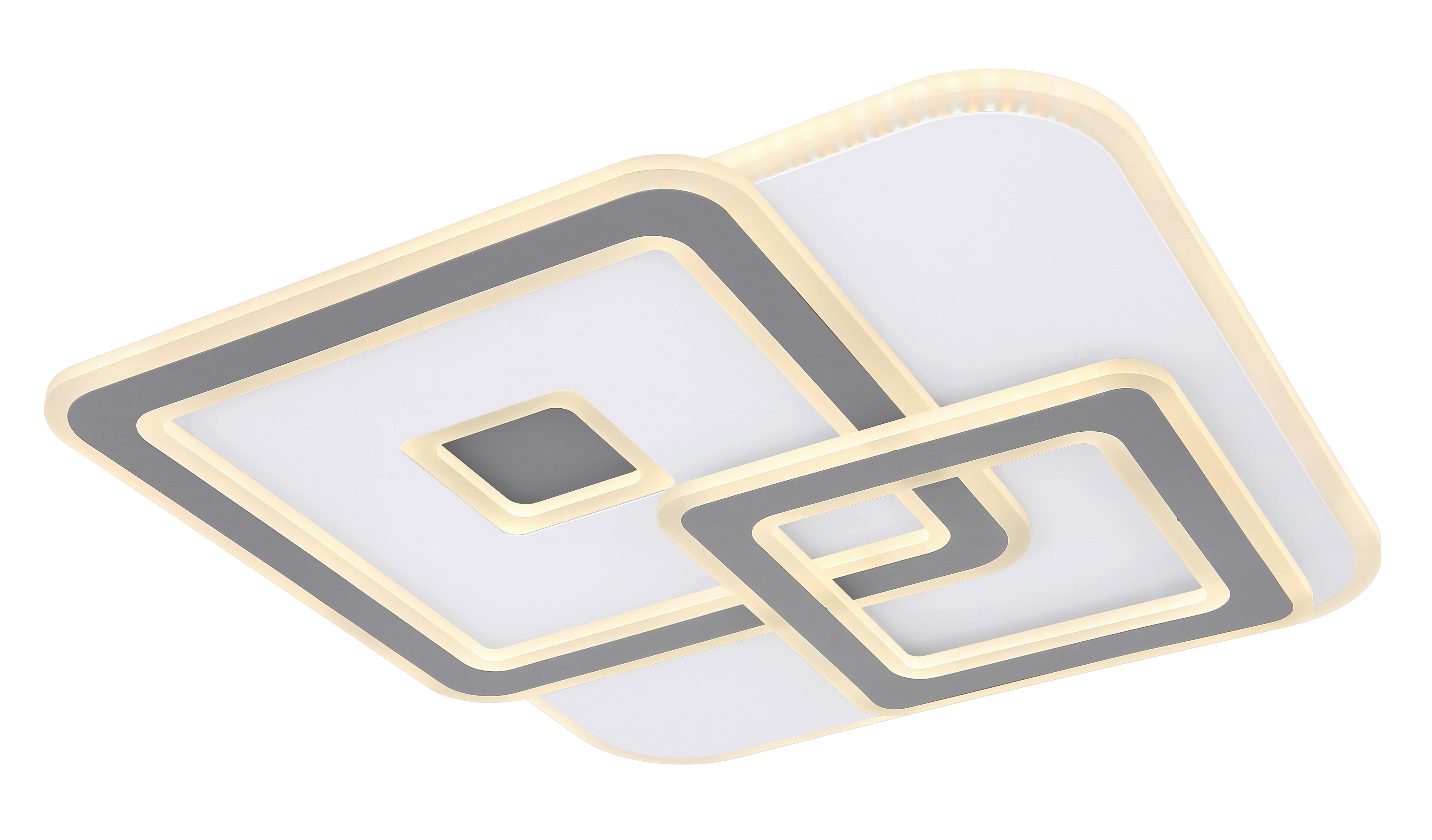 LAMPA SUFITOWA LED 48547SH KIQUE - biały, Design, tworzywo sztuczne/metal (50/50/6cm) - Globo