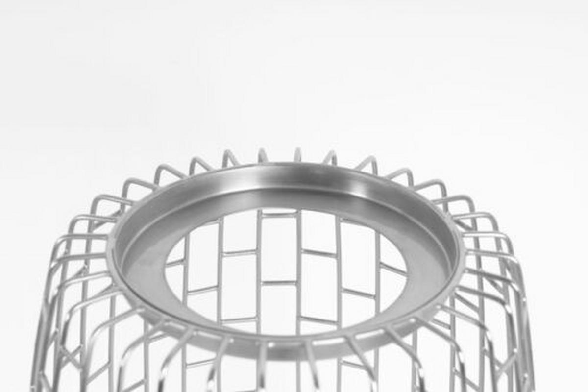 KERZENHALTER OSLBS-SIV - Silberfarben, Design, Glas/Metall (28/73/28cm) - Kayoom