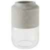 Vaza Eda -Paz- - prozirno/svijetlo siva, Moderno, kamen/staklo (13,5/23,2cm) - Modern Living