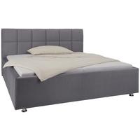 Tapecirani Krevet Bogner 180 - siva/boje kroma, Konvencionalno, tekstil (180/200cm) - Premium Living