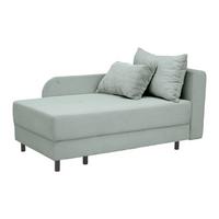 Liege Nova Grau - Schwarz/Grau, MODERN, Holz/Textil (145/62/85cm) - Mömax