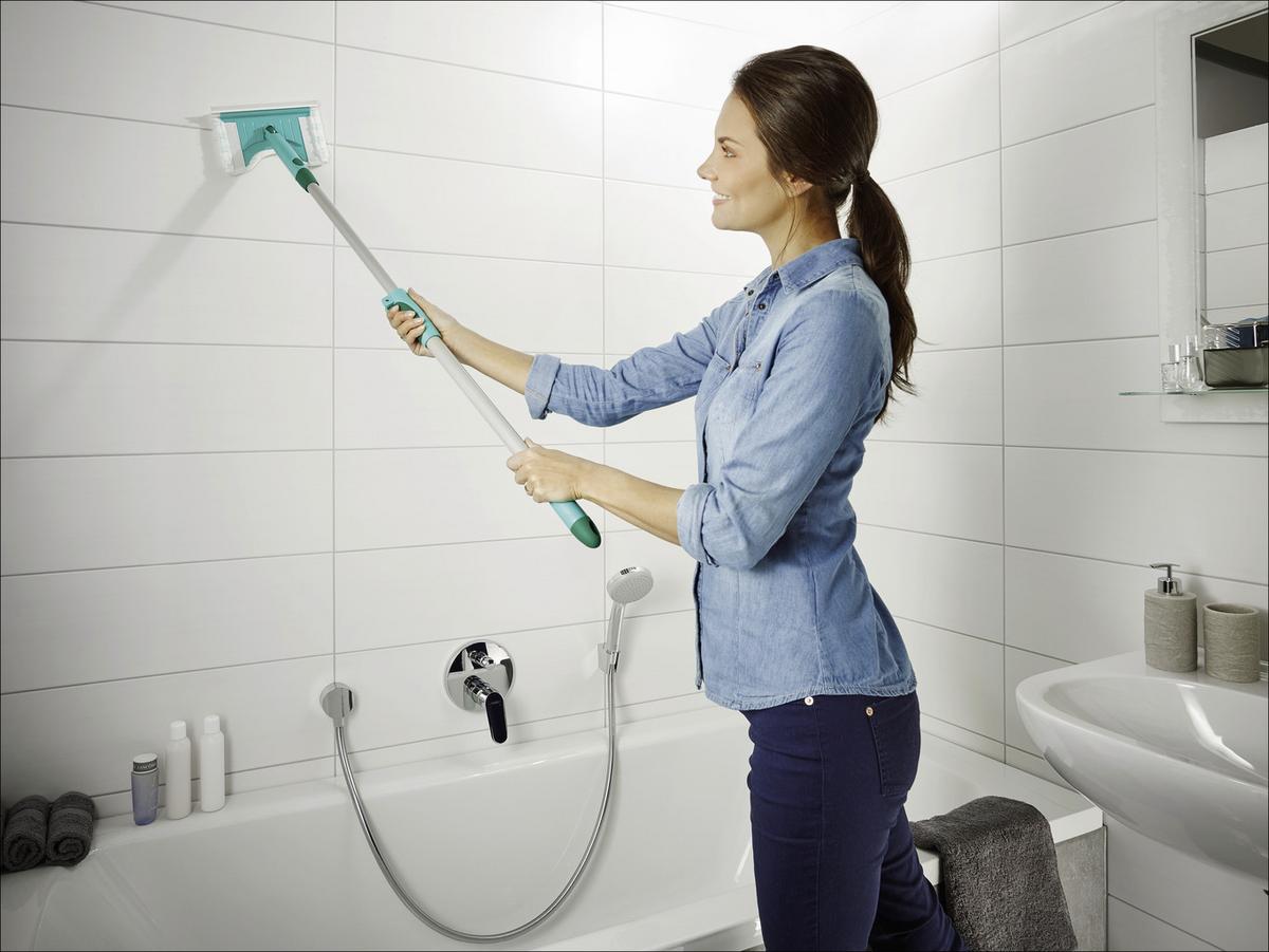 Pótfej Leifheit Flexipad - türkiz/fehér, textil (22,5/13,5/1cm) - Leifheit