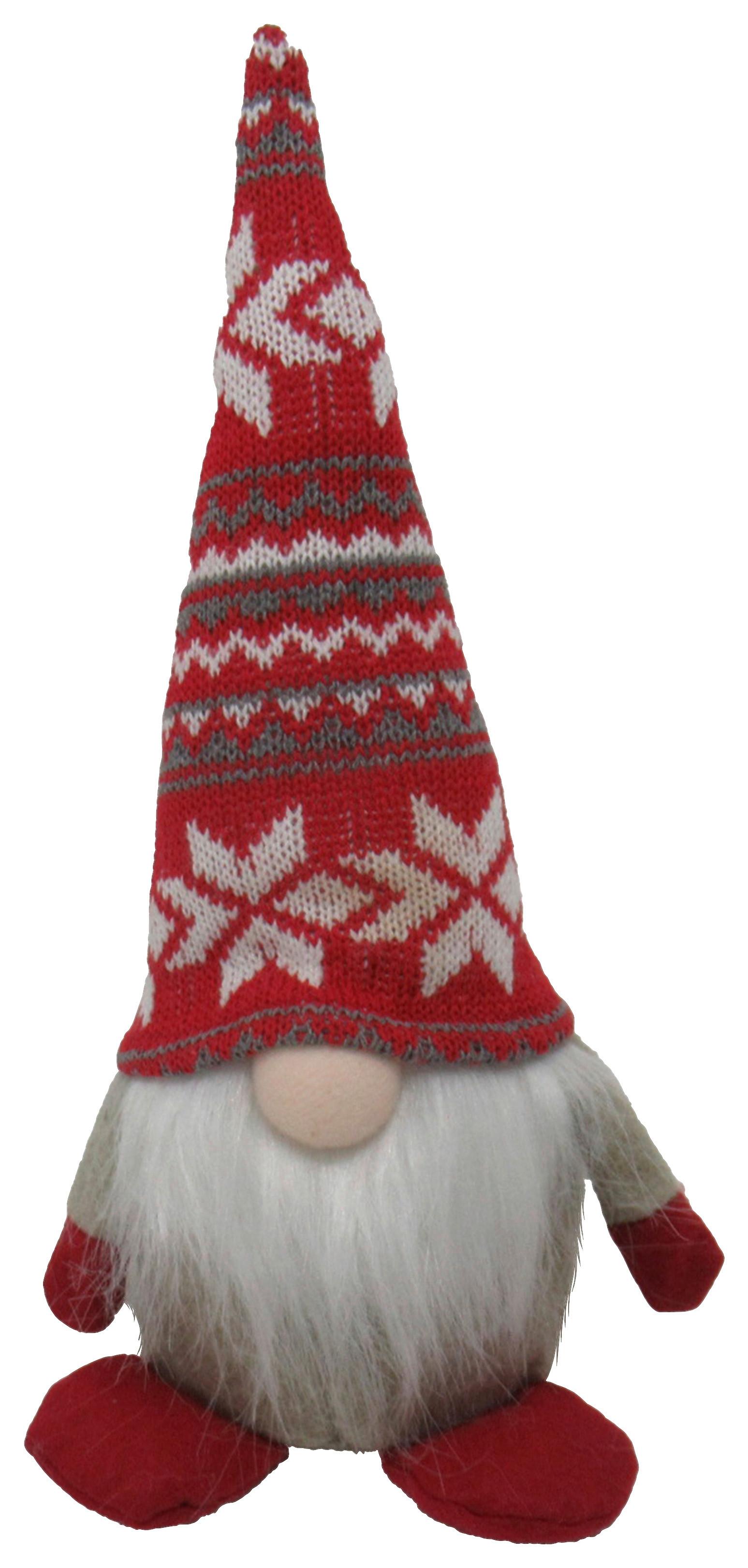 Palček Loony - bežrjava/svetlo rdeča, Konvencionalno, tekstil/keramika (12/26/11cm) - Mömax