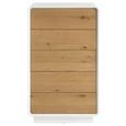 Kommode in Weiß/Eichefarben - Eichefarben/Weiß, MODERN, Holz/Holzwerkstoff (60/100/40cm) - PREMIUM LIVING