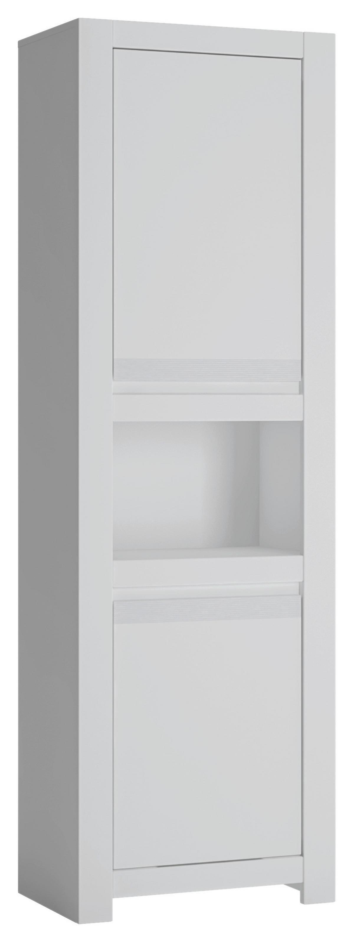 Regal Novi - bijela/crna, Moderno, drvni materijal/plastika (62/198/42,2cm) - Premium Living