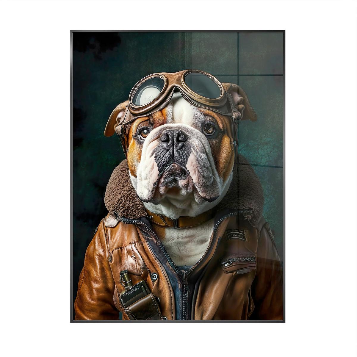 Glasbild Multicolor ca. 80x120cm - Multicolor, Basics, Glas/Holz (80/120cm)