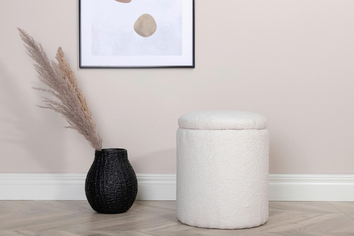 POUF LIMPEN - Design, Textil (32/40/32cm) - Livetastic