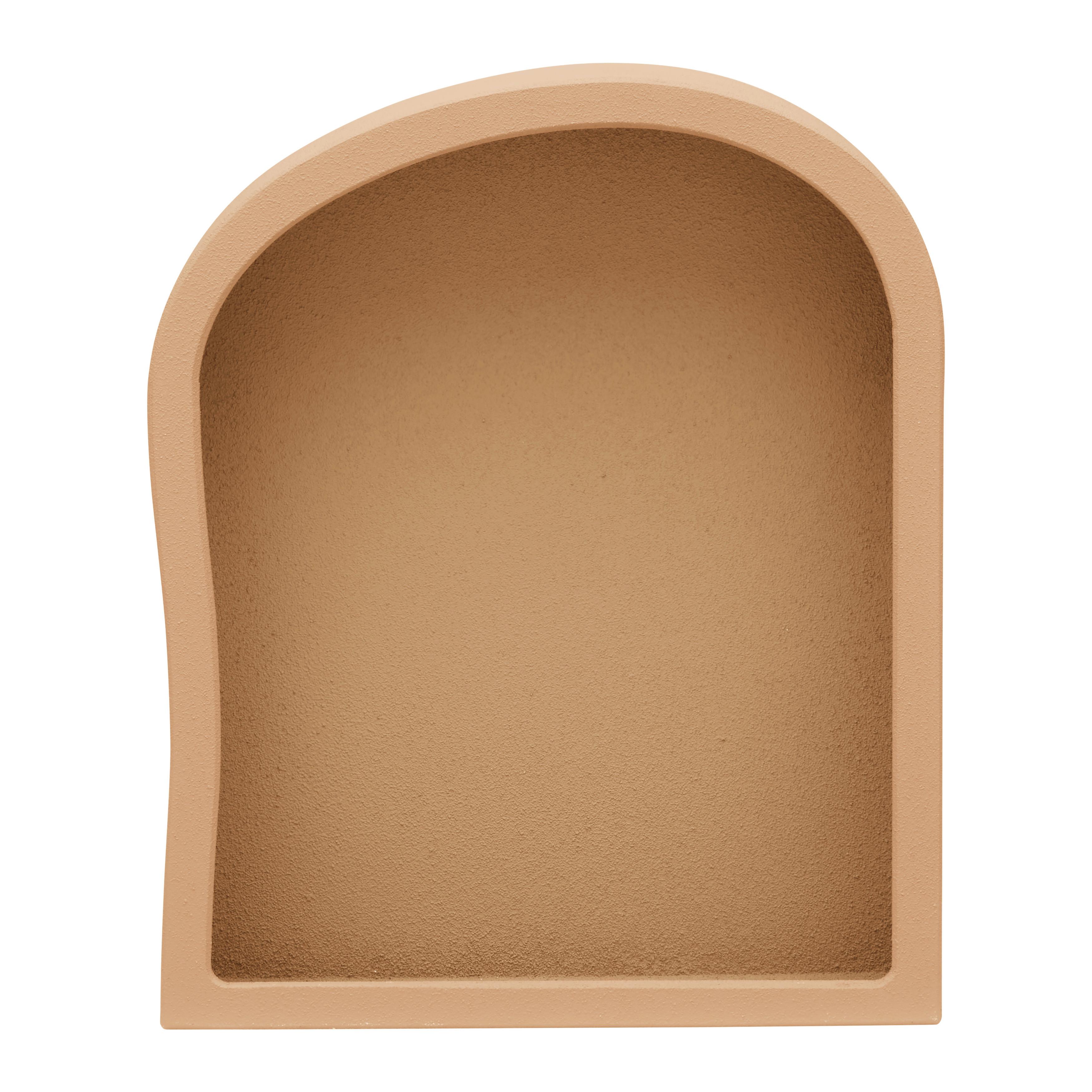 Wandregal Wilma Braun - Braun, LIFESTYLE, Holzwerkstoff (40/48/10cm) - Premium Living