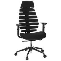 Pisarniški Stol Ergo Line Ii Pro, Črna - črna/barve aluminija, Moderno, kovina/umetna masa (65/131/53cm) - MID.YOU