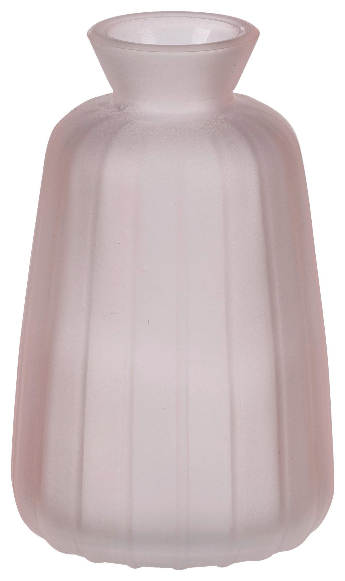 Váza Jil - rózsaszín, Konventionell, Üveg (7/11cm) - Modern Living