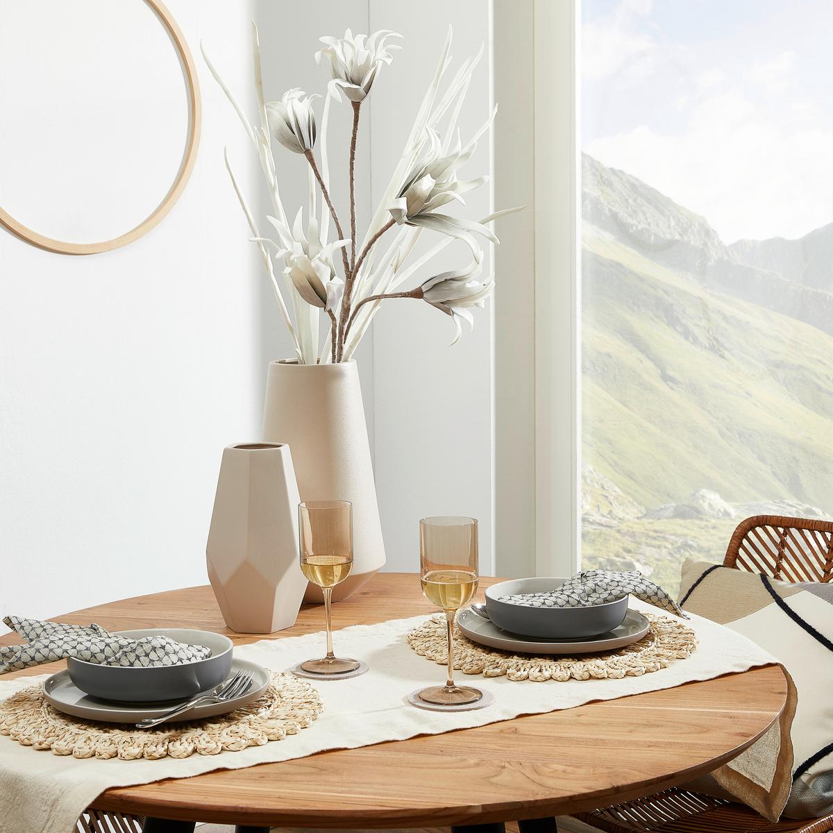 SZTUCZNY KWIAT 1801-976 - zielony/biały, Basics, tworzywo sztuczne (115cm)