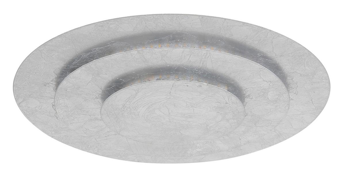 Led Stropna Svjetiljka Heda - srebrne boje, Design, metal (35/7cm) - Globo