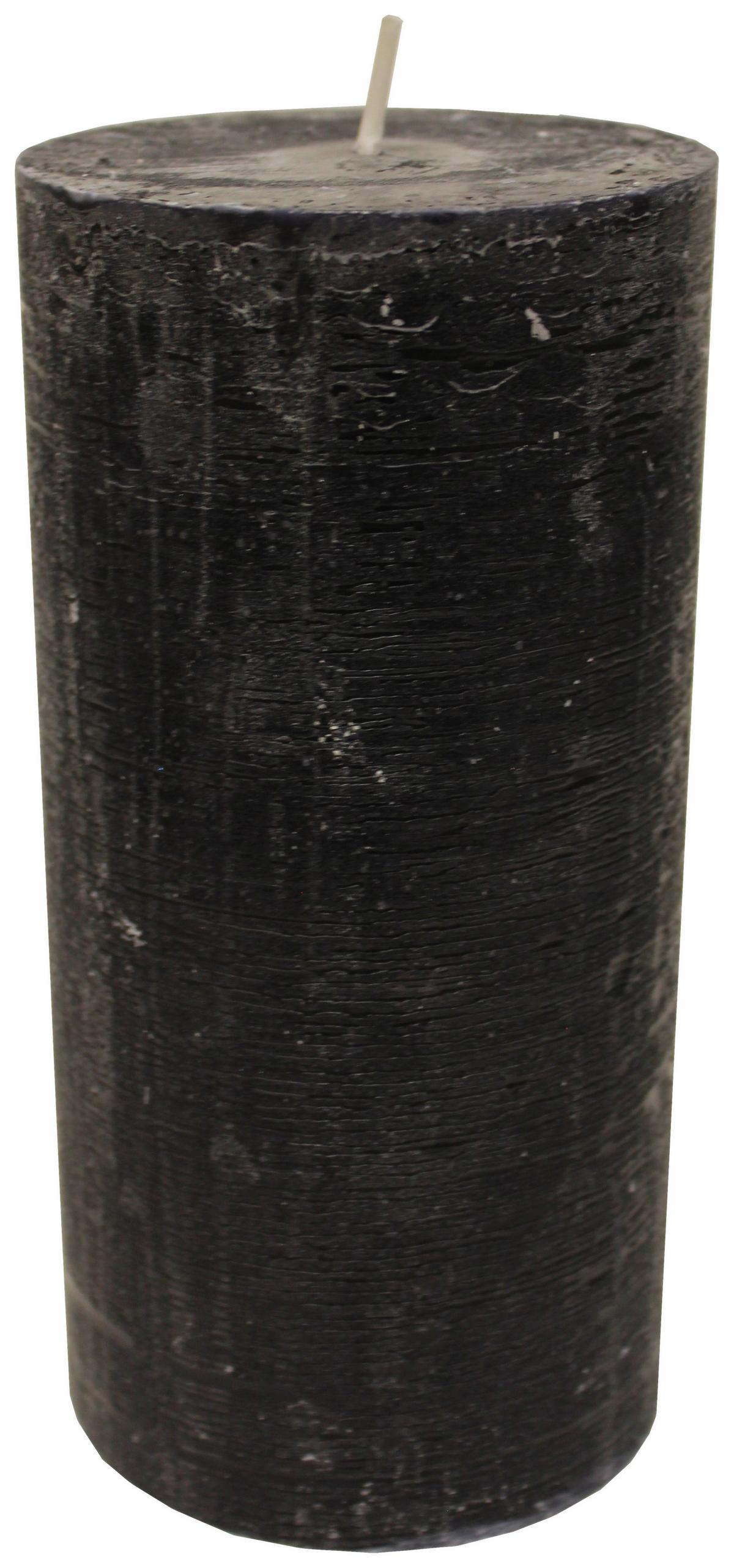 Sveča Ruth - temno roza/siva, Moderno (10/20cm) - Premium Living