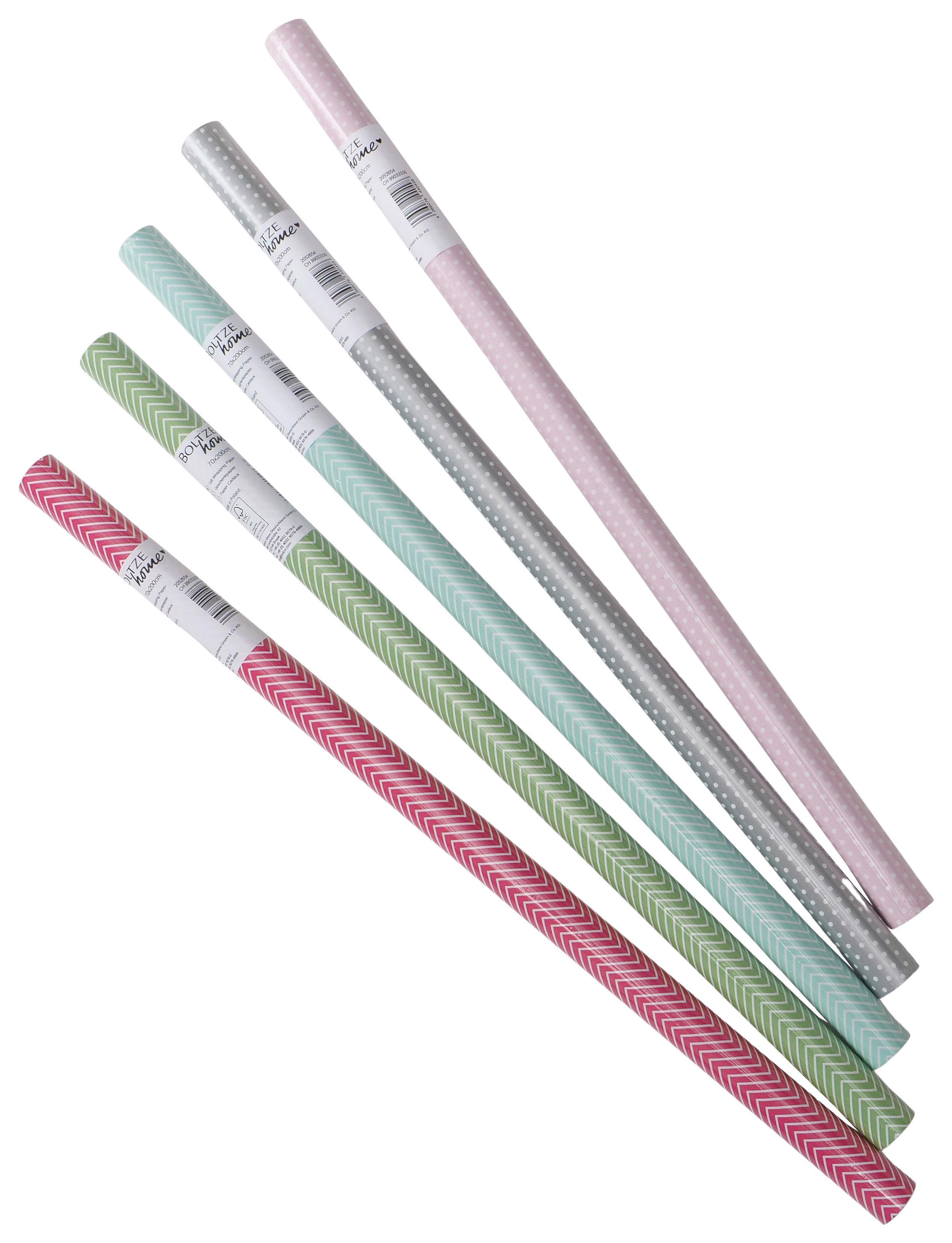 Geschenkpapier Papus I diverse Designs - Multicolor, Basics, Papier (70/200cm)