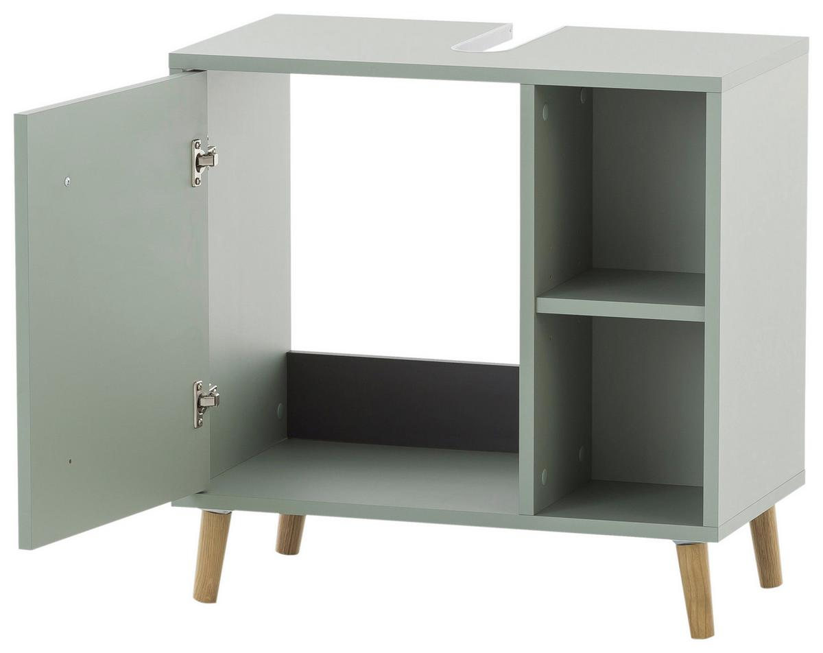 Omarica Za Pod Umivalnik Bjarne, Zelena - zelena, Moderno, leseni material/les (60,2/59,3/33,1cm) - Stylife