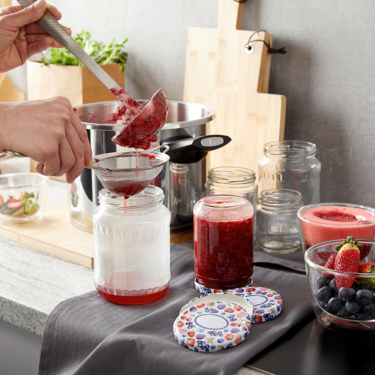 Befőttesüvegszett Basic - Konventionell, üveg/fém (29/19/14cm)