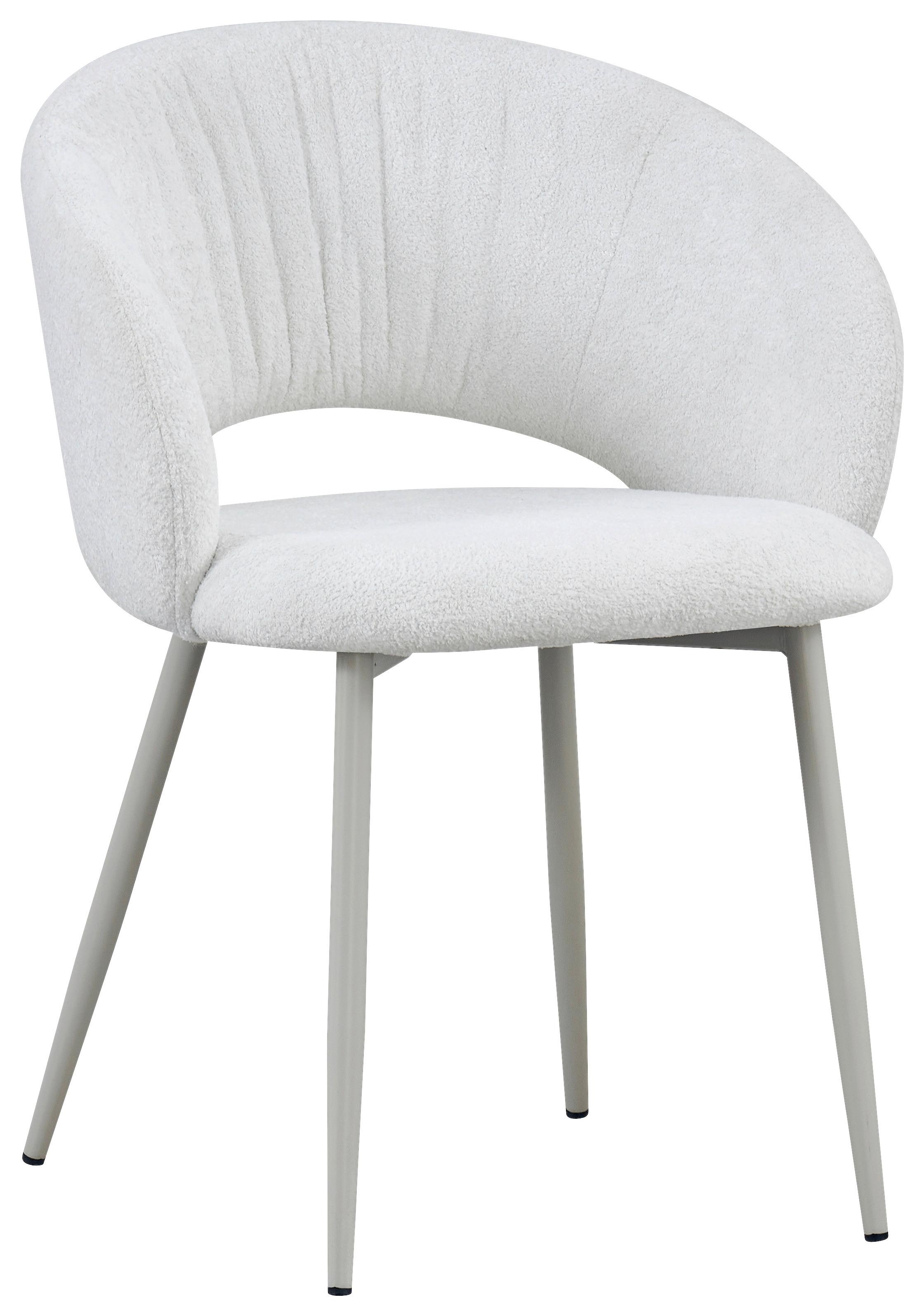 Armlehnstuhl Bente Beige - Beige, Design, Holz/Textil (58/78/57cm) - Based