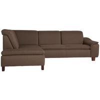 ECKSOFA AARON - Nussbaumfarben/Sahara, Design, Holz/Textil (187/247cm) - Max Winzer