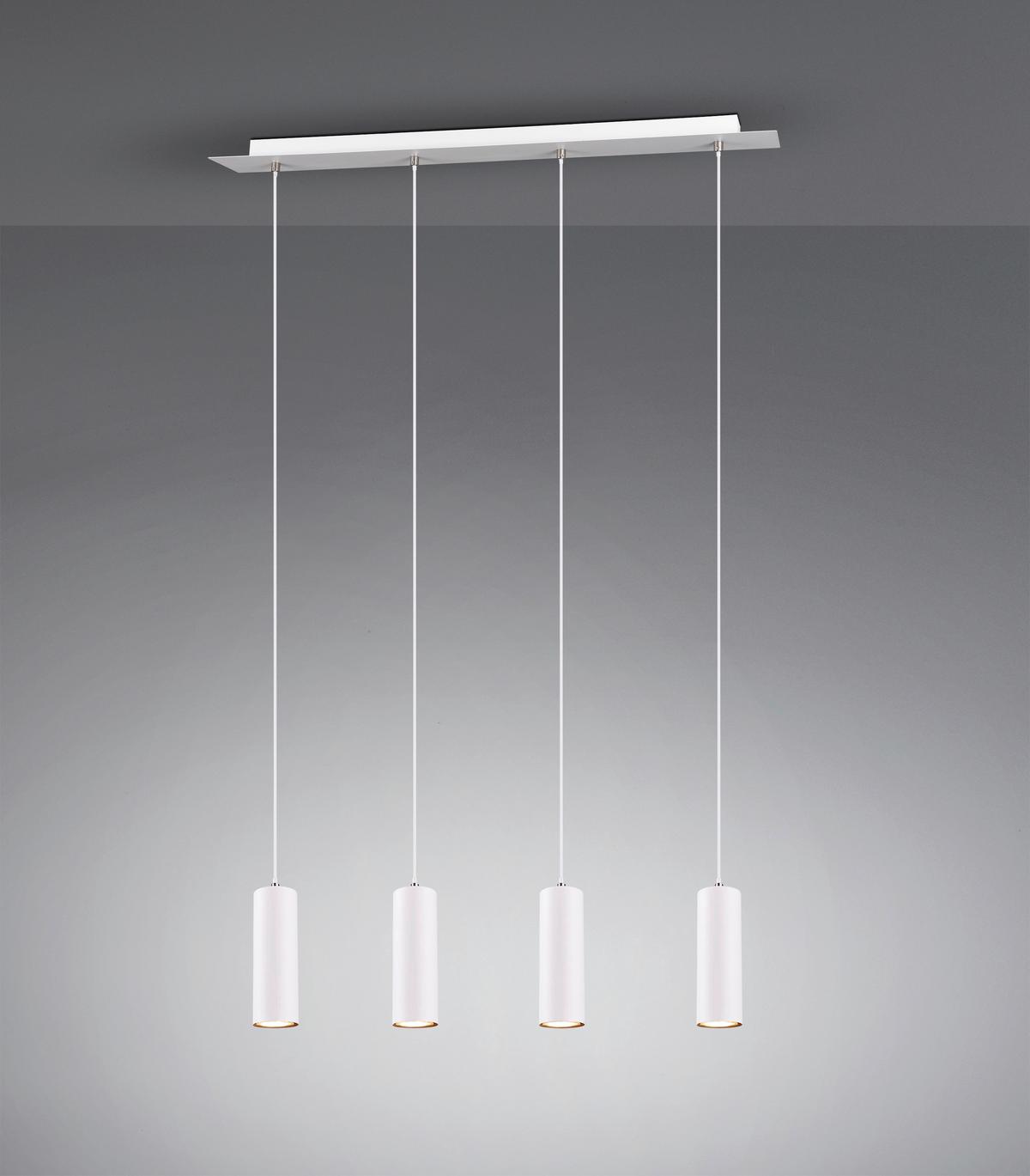 Hängeleuchte Marley in Weiß max. 35 Watt - Weiß, Design, Metall (75/150/9cm) - Trio Leuchten