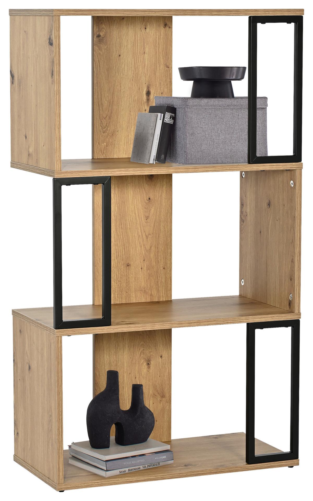 Regal Marbella - hrast artisan, Moderno, kovina/leseni material (60/106/30cm) - Mömax