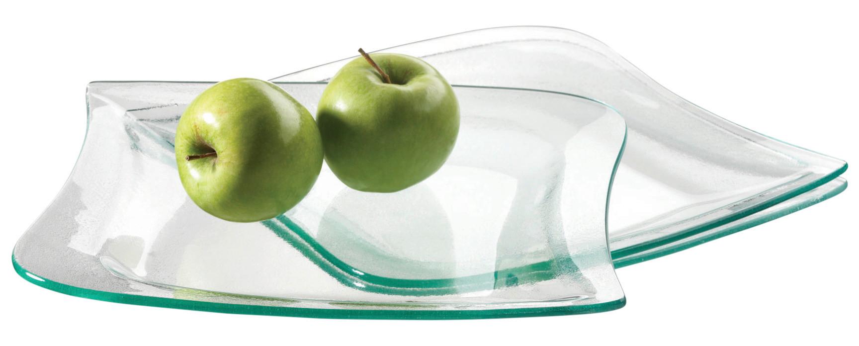 Platzteller La Musica, 3-teilig - Transparent, Basics, Glas (29/28cm) - Mäser