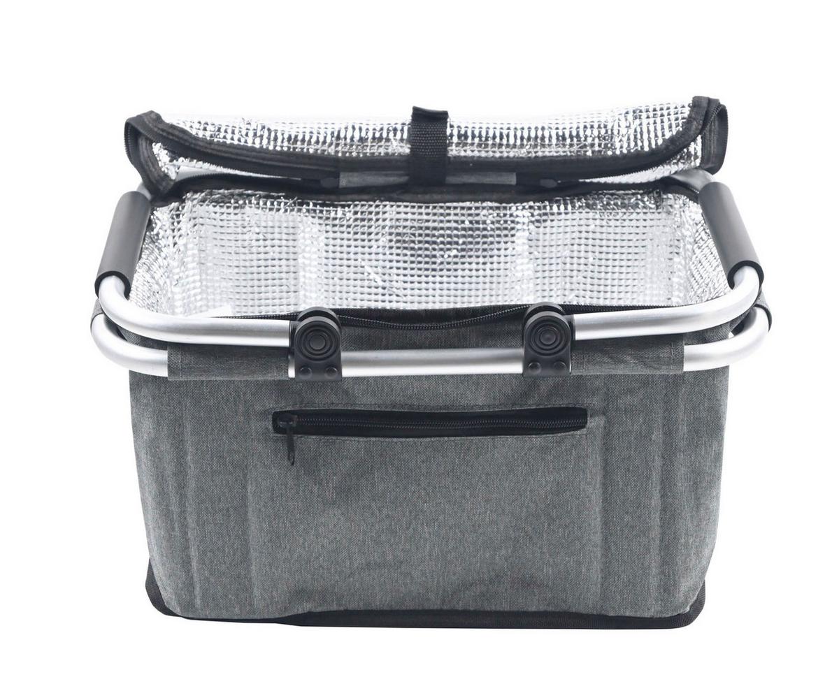 Nakupovalna Košara Alisa - siva/barve aluminija, Konvencionalno, kovina/umetna masa (42/27,5/24cm) - Mömax