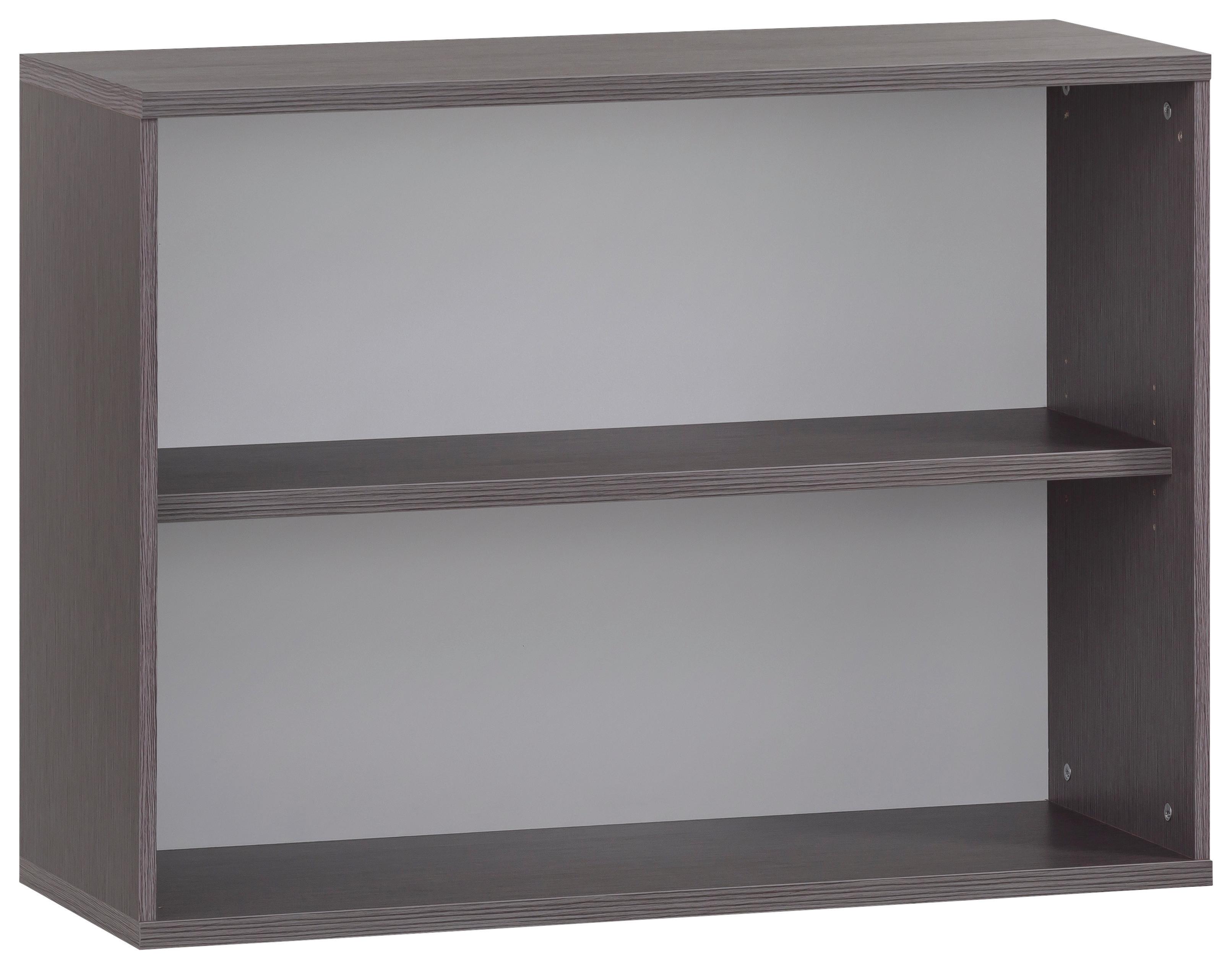 Schreibtischregal Serie 4000 Grau - Grau, MODERN, Holzwerkstoff (100/75,4/39,5cm) - MID.YOU