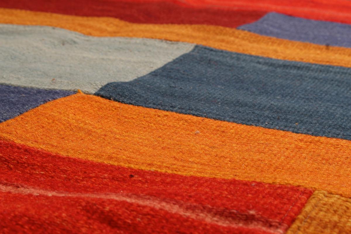 Flachwebeteppich Radical 330 Rot/multi 200x290 - Rot/Multicolor, Basics, Textil (200/290cm) - Kayoom