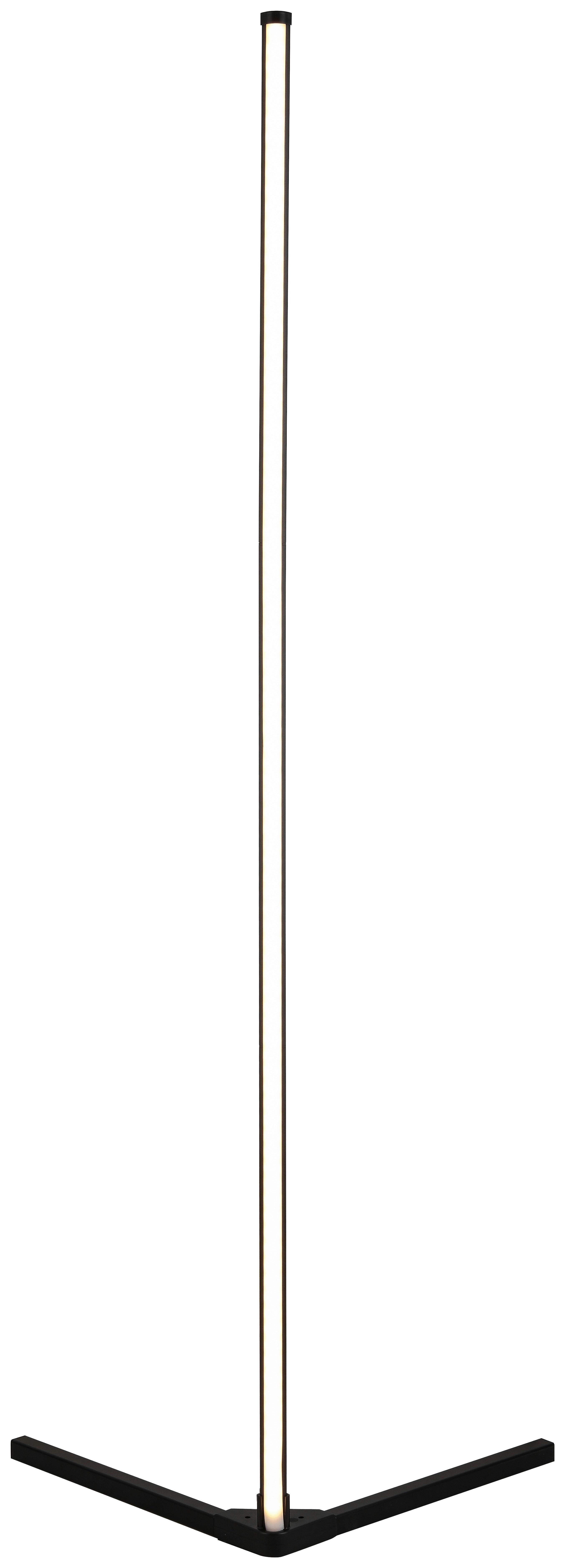 LED-Stehleuchte Julika max. 12 Watt - Schwarz, MODERN, Kunststoff/Metall (38,5/38,4/140cm) - Mömax