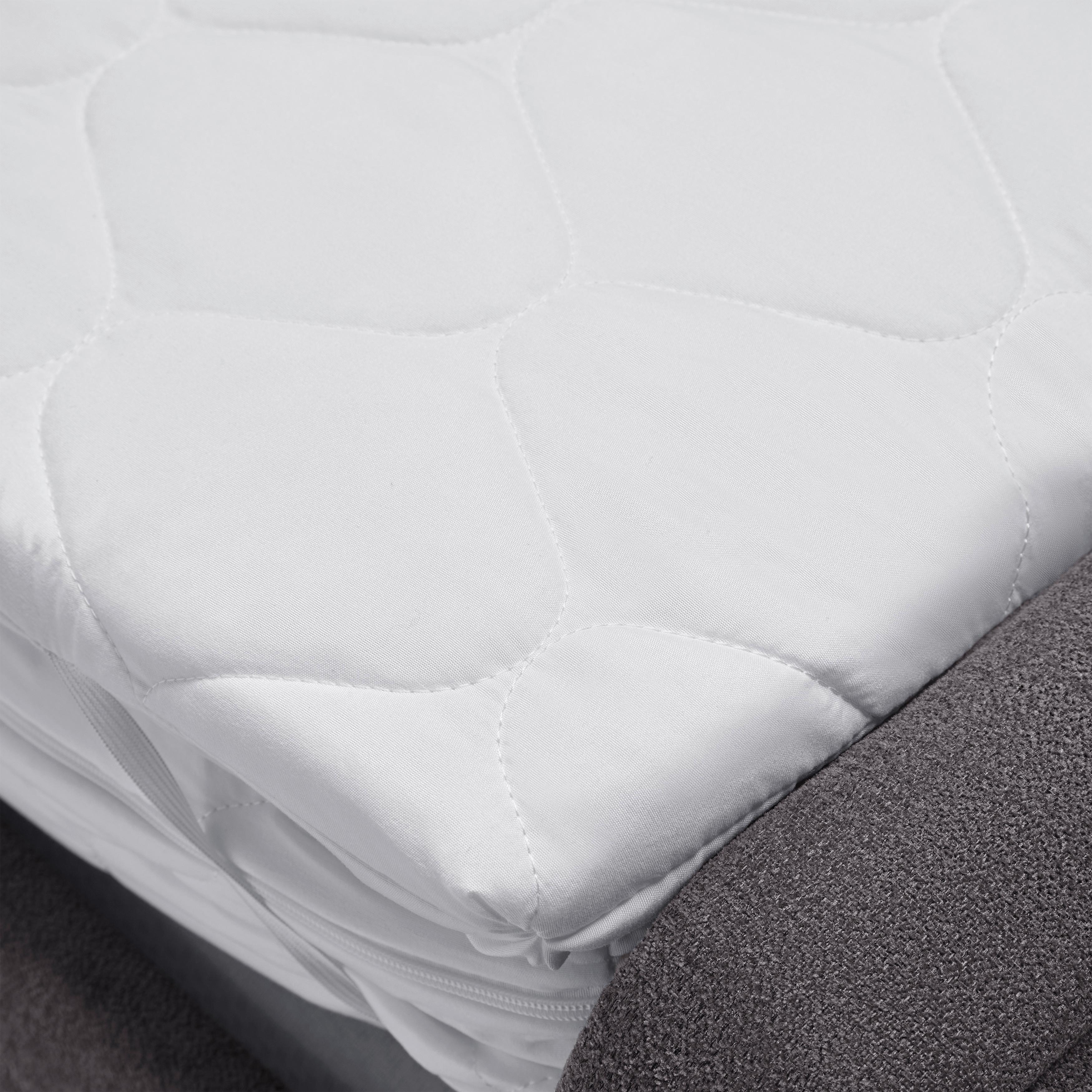 Boxbett Livetto Anthrazit ca. 140x200cm - Anthrazit/Schwarz, KONVENTIONELL, Holzwerkstoff/Textil (140/200cm) - Mömax