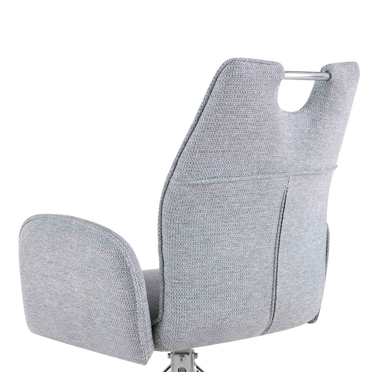 Stolica Brenda - siva/boje kroma, Moderno, metal (65/94/61cm) - Premium Living