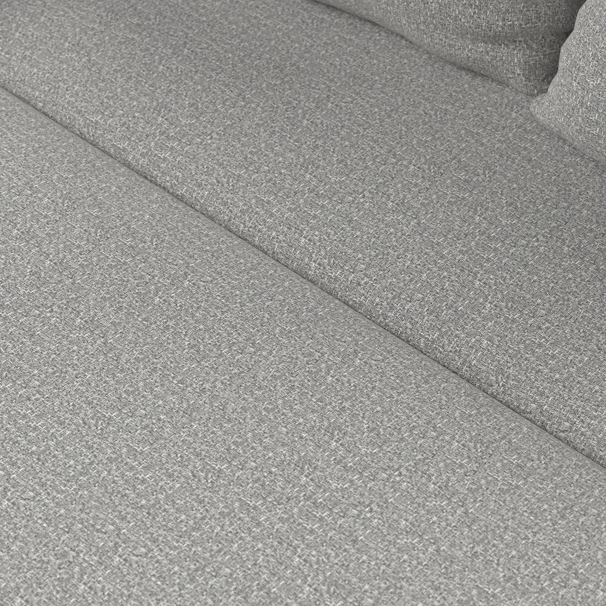 Sonneninsel Pia Grau Akazie/Outdoorstoff - Grau/Akaziefarben, MODERN, Holz/Textil (130/74,5/80-140cm) - Bessagi Garden