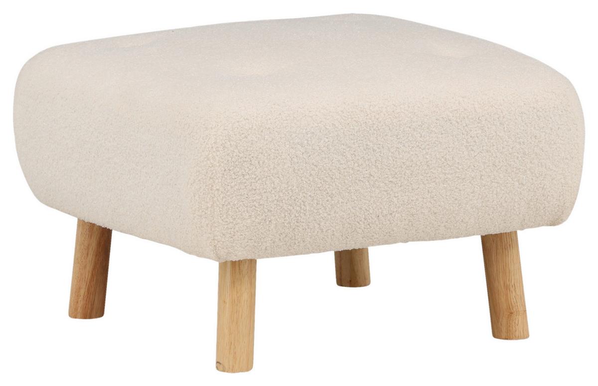 Hocker Salina SALINA - Weiß, Design, Holz/Kunststoff (60/28/60cm) - Livetastic