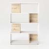 Regal Shelfy 8 Fächer ca. 103x146 cm Weiß/Eiche - Weiß/Eiche Artisan, MODERN, Holzwerkstoff (103/146/36cm) - MID.YOU