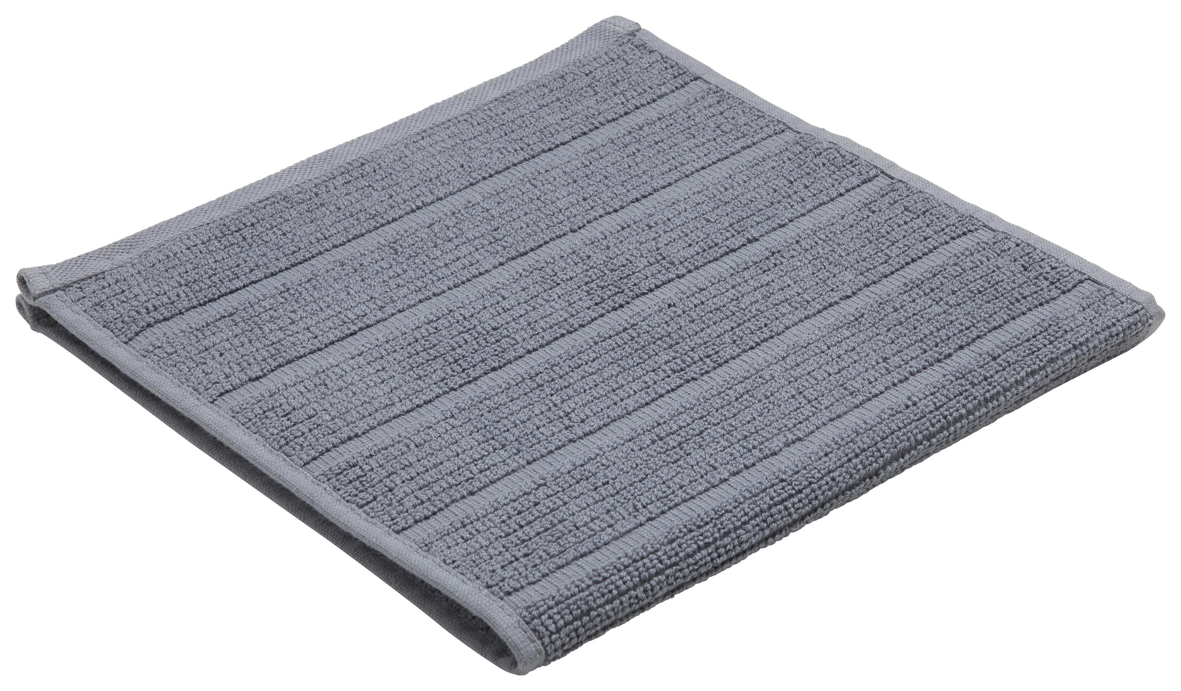 Gästetuch Anna in Anthrazit ca. 30x50cm - Anthrazit, Textil (30/50cm) - Modern Living