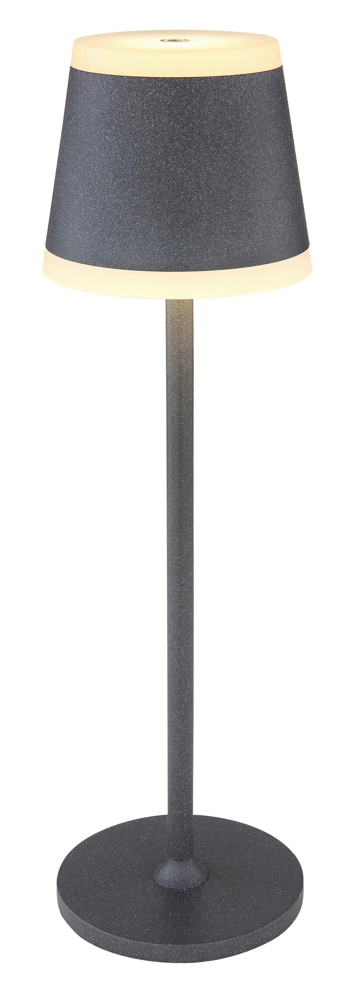 LED-Tischleuchte 58433G - Weiss/Opal, Kunststoff/Metall (11/38,5cm)