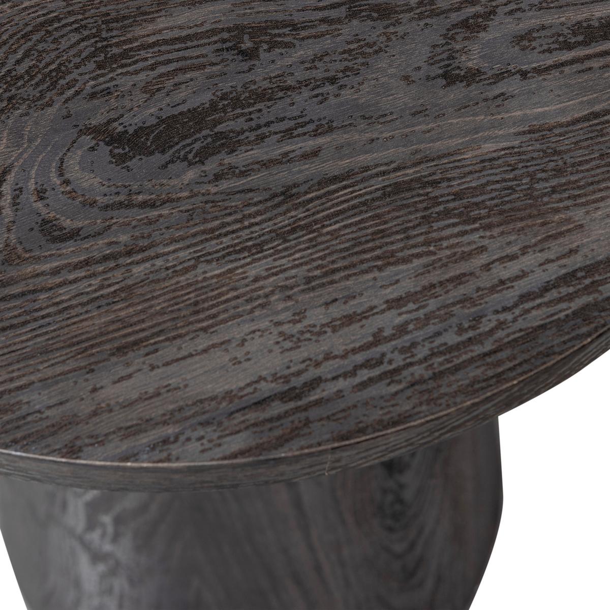 Couchtisch Vito Dunkelbraun D: 40 cm - Dunkelbraun, Design, Holzwerkstoff (40/40/50cm) - Livetastic