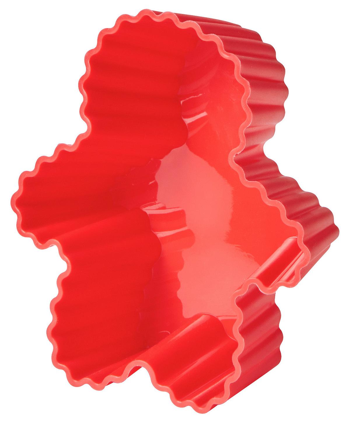 Set pentru brioșe Pure Christmas - roșu/gri, Konventionell, plastic - Modern Living