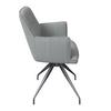 UTESTOL GLAMOUR - beige/antracit, Modern, metall/textil (62/62/87cm) - Mömax