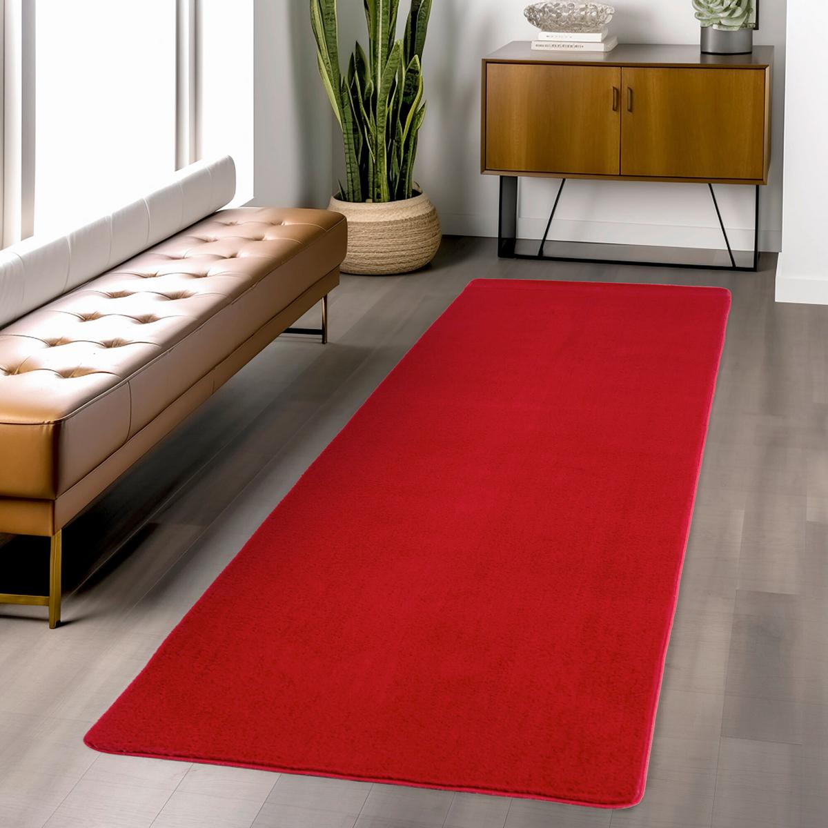 Tkana Preproga Joy, Rdeča, 80x150cm - rdeča, Design, tekstil (80/150cm)