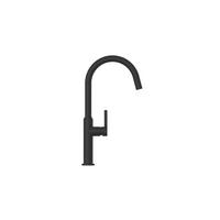 Küchenarmatur Sistant Glasglow in Schwarz - Schwarz, Basics, Metall (41cm) - Sistant