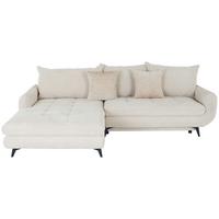 Kutna Garnitura Wave - bež/crna, Moderno, tekstil/metal (189/266cm) - Modern Living