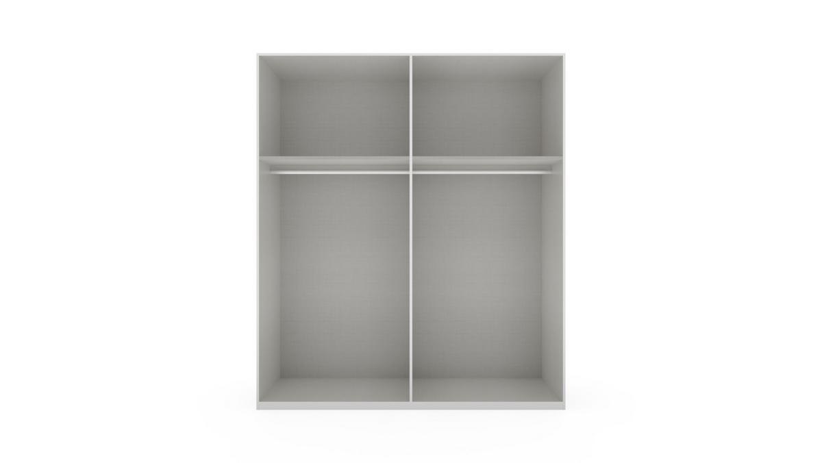 Ormar S Klasičnim Vratima New York B - bijela, Konvencionalno, drvni materijal/metal (180/236/58cm) - Modern Living