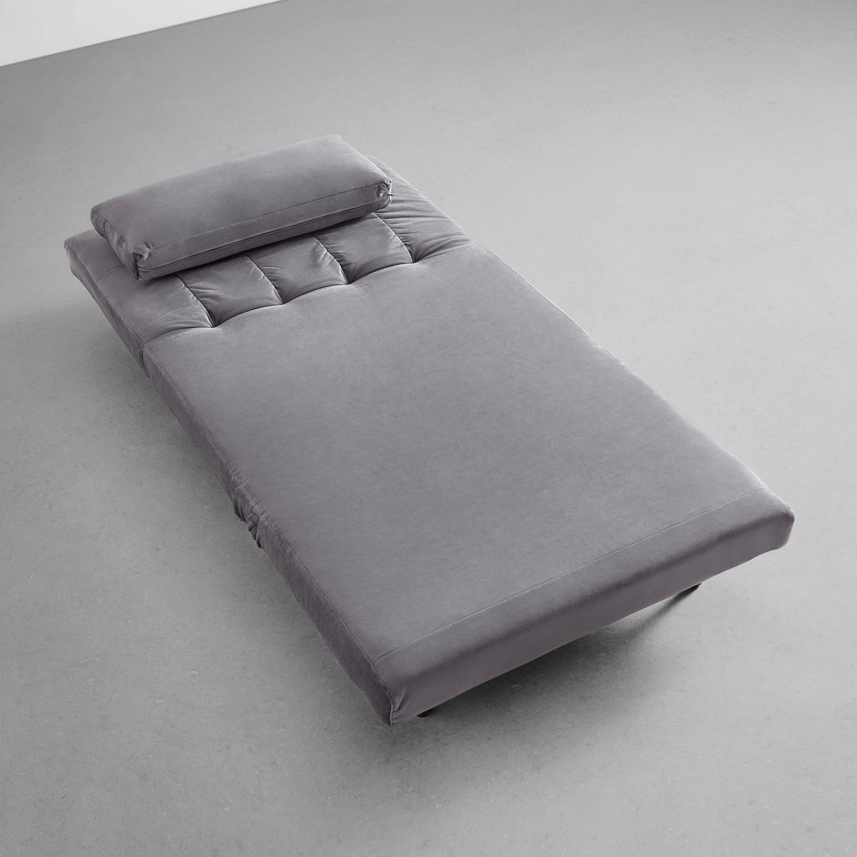Canapea extensibilă LEVIN - gri, Modern, lemn/textil (103/94/82cm) - Bessagi Home